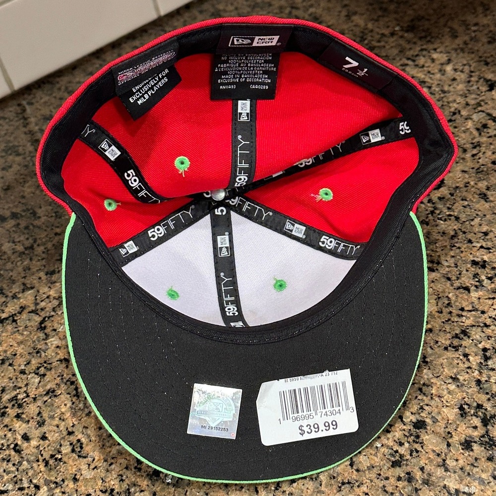 Sugarland Space Cowboys MiLB Baseball Copa Diversion New Era 59FIFTY‎ Hat 7 1/2 - Picture 7 of 9